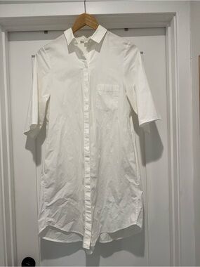 COS Cotton mini shirt dress